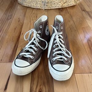 Brown Chuck Taylor High Top Converse